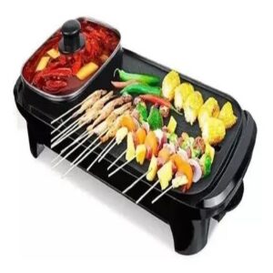 Plancha Parrillera Eléctrico 2en1 Parrillera Carne