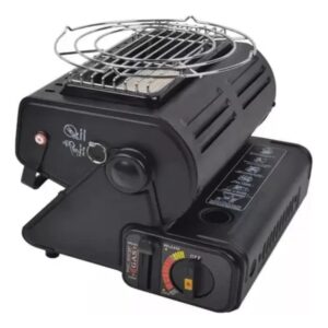 Calefactor Cocinilla Hibrida 2 En 1 Camping + Gas