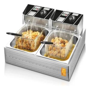 Freidora De Aceite Doble Canasto 11L