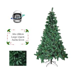 Arbol De Navidad 180 Cm Ramas Tradicional XL