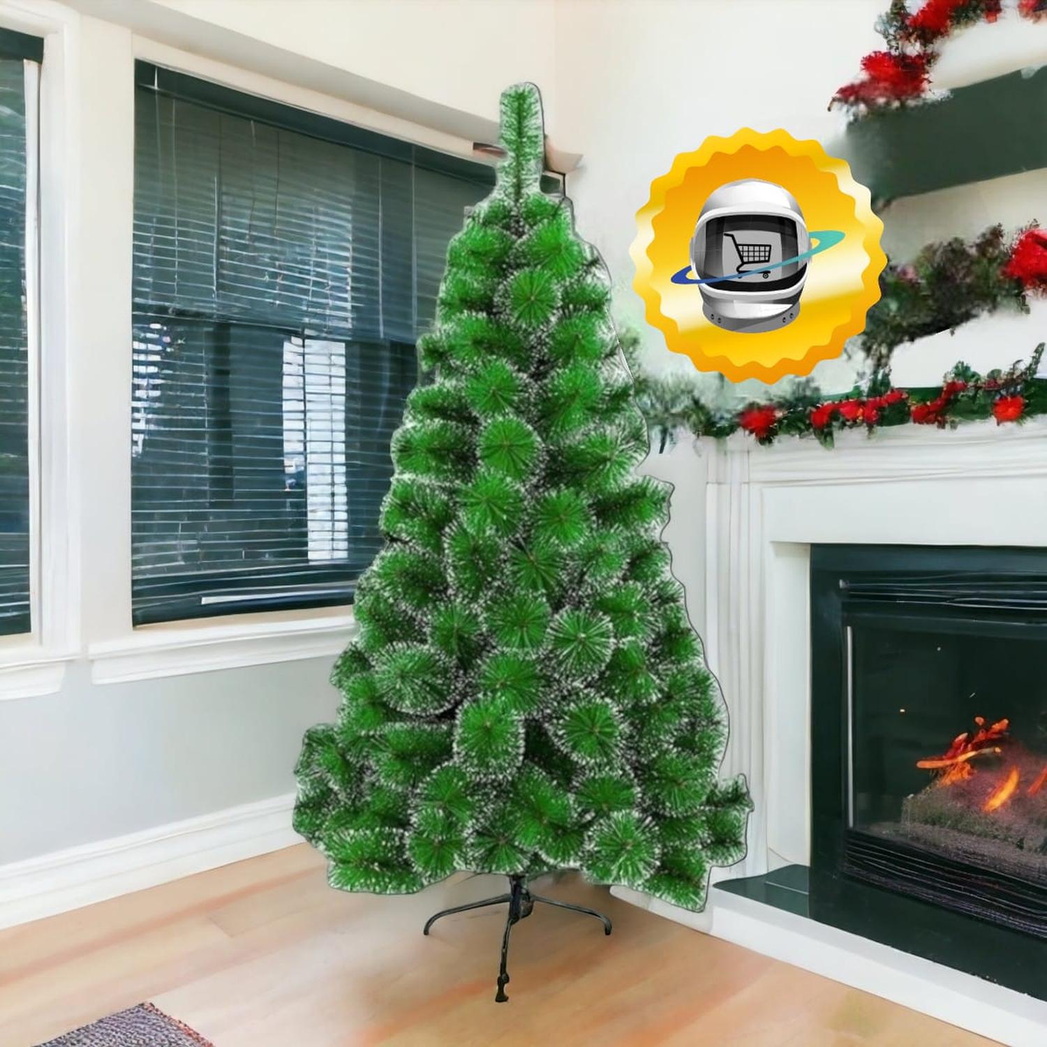 Arbol De Navidad 180 Cm Nevado Blanco Frondoso - Imagen 4