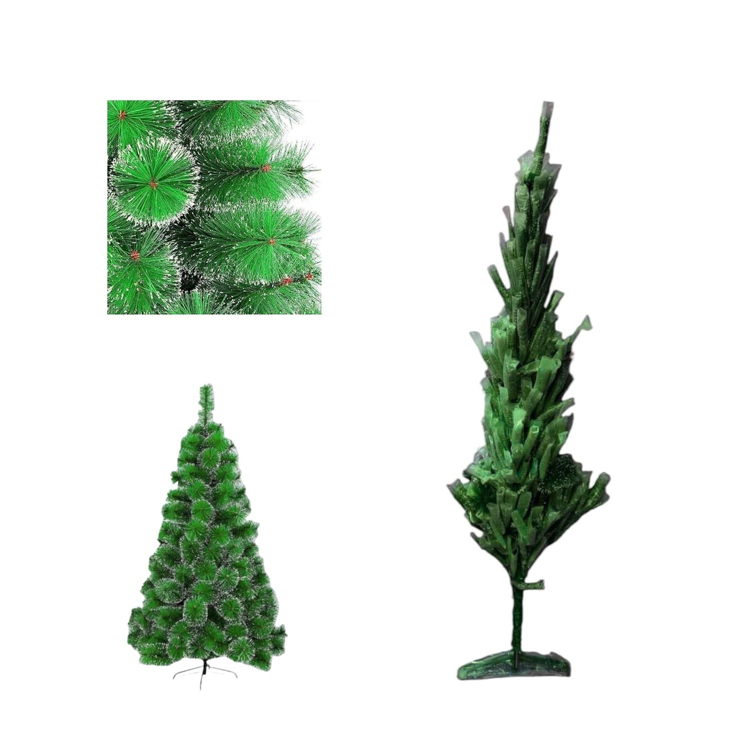 Arbol de Navidad 210cm Nevado Blanco Frondoso - Imagen 3