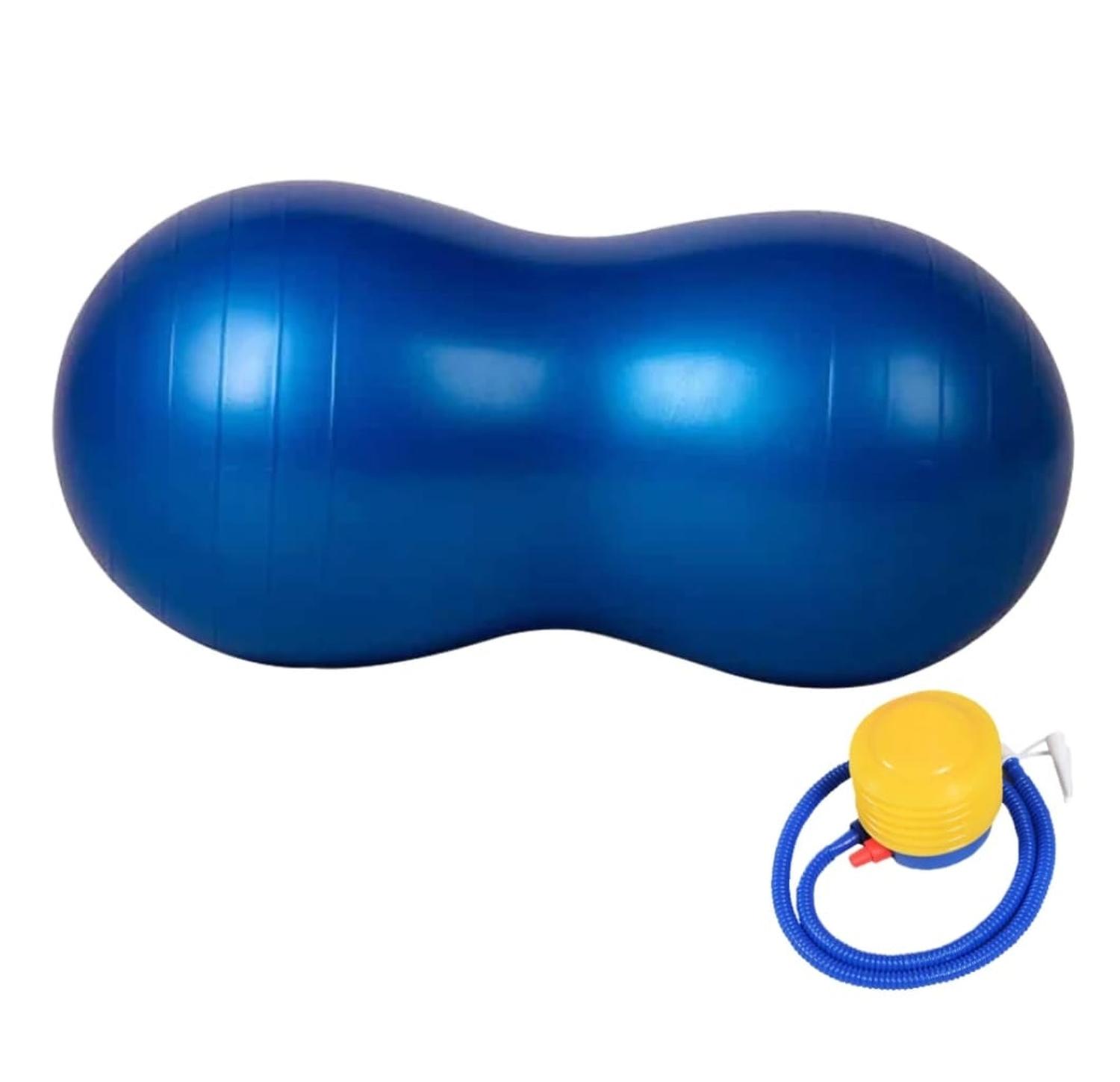 Pelota Pilates Maní 90x45cm Inflador - Imagen 2