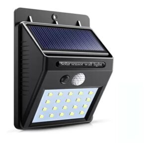 Foco Luz Solar 20 Led Sensor Movimiento Exterior