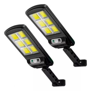 Foco Solar Led Exterior Sensor Movimiento Set 2
