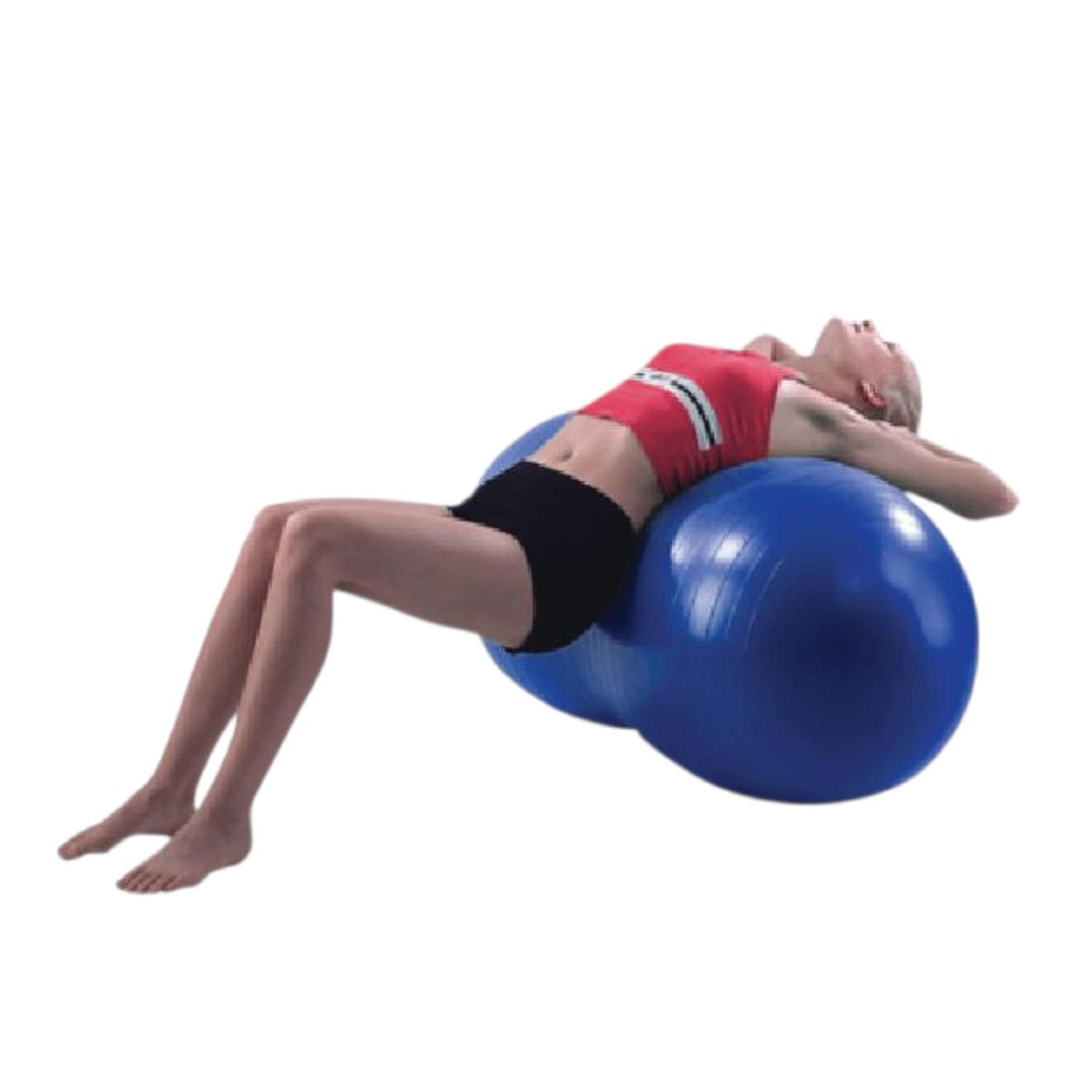 Pelota Pilates Maní 90x45cm Inflador - Imagen 5