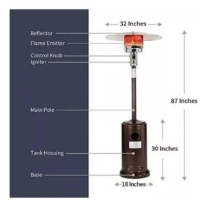 Estufa Calefactor Exterior Patio Terraza