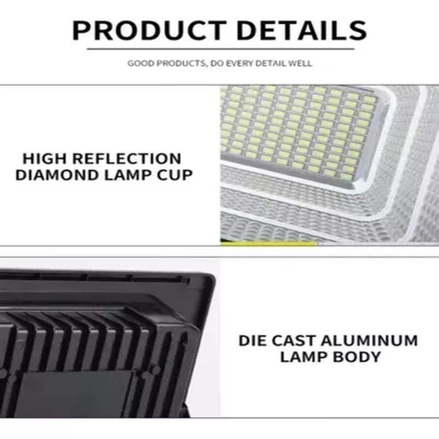 Foco Reflector Solar Interior Exterior 300w - Imagen 5