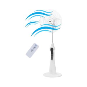 Ventilador Pedestal Enfriador 16" Control Remoto