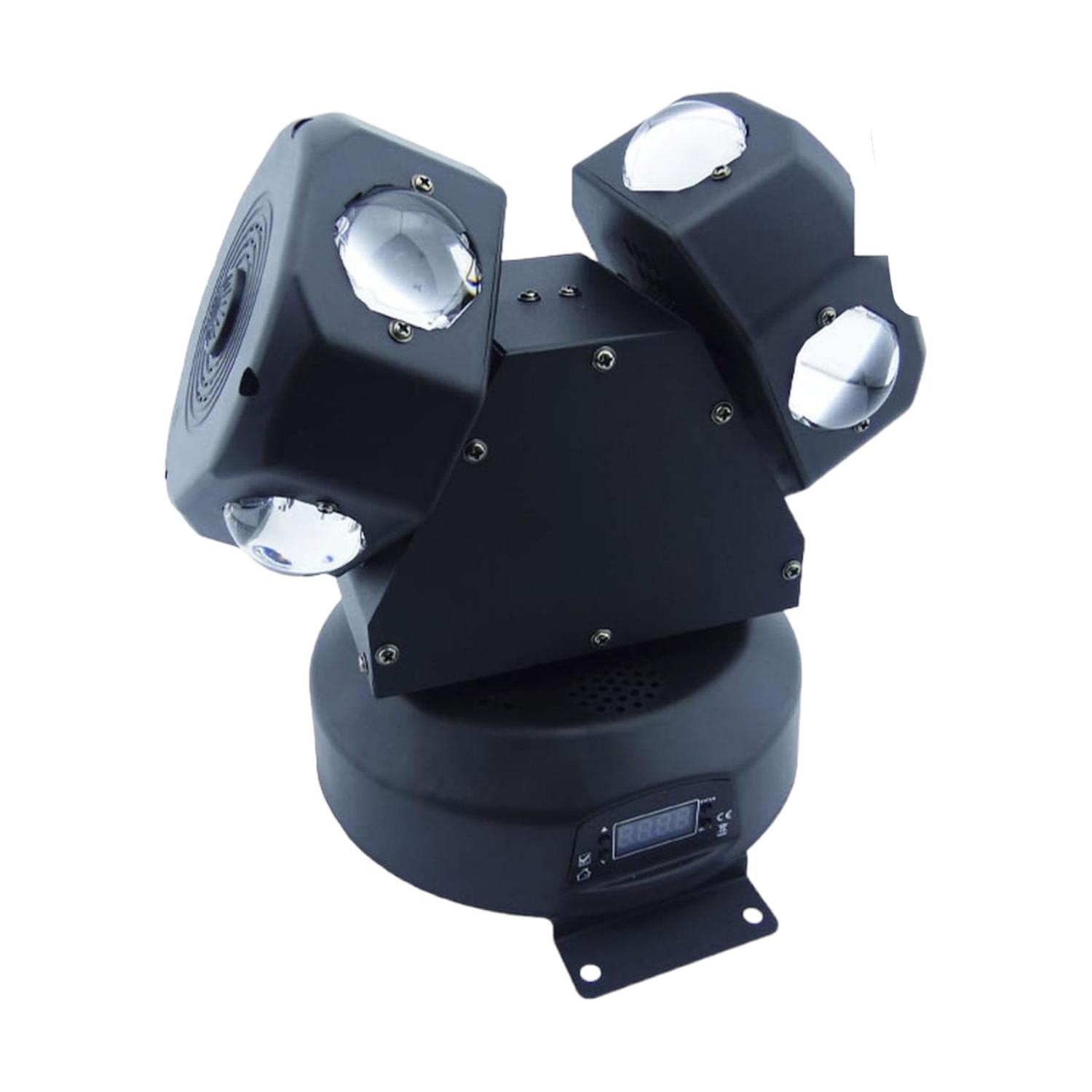 Moving Head Doble 8 LED LASER RGB LCD