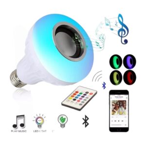 Ampolleta Led Parlante Bluetooth Musica + Control