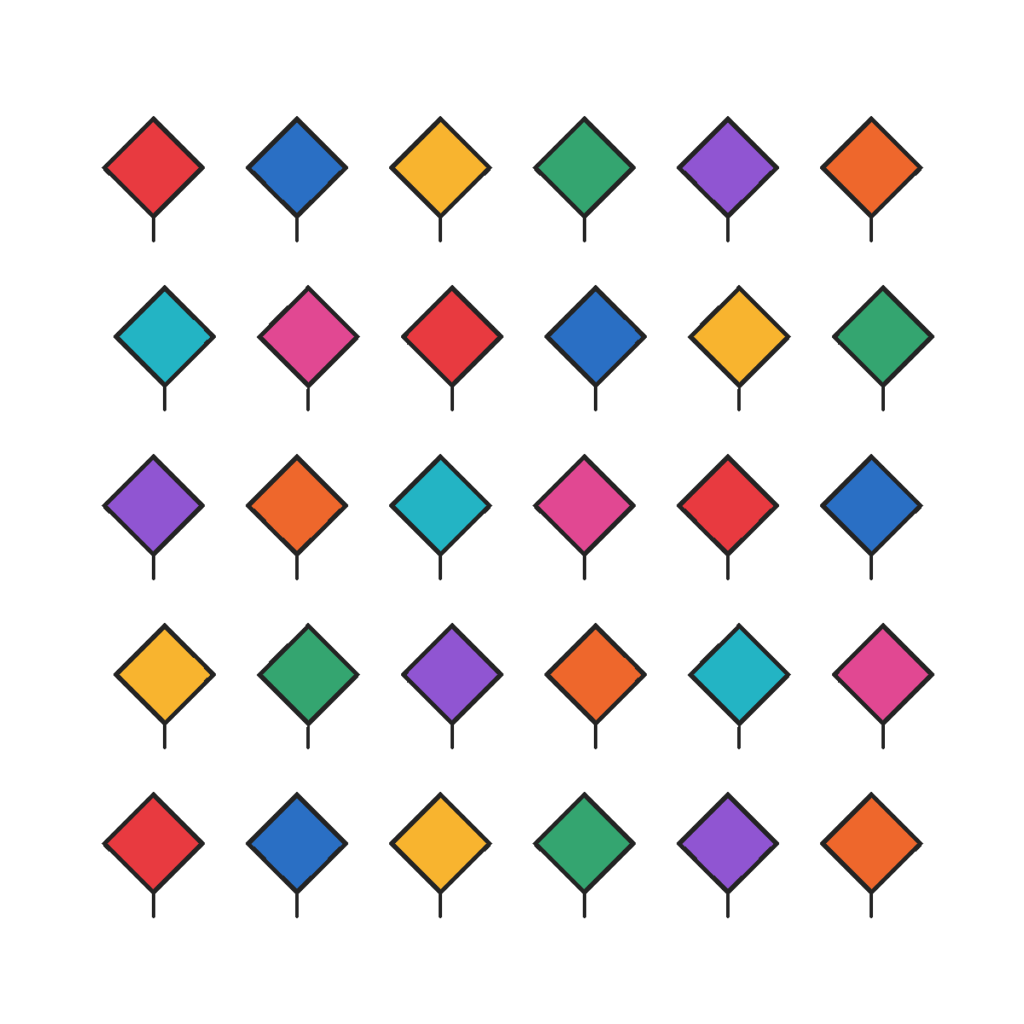 Pack 30 Volantines Surtidos Diseños Variados