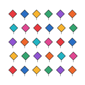Pack 30 Volantines Surtidos Diseños Variados
