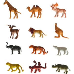 Juguetes De Animales Selva 12 Figuras Ii S