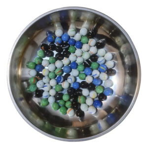 Pack 100 Canicas Verde Musgo Surtidas