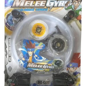 Trompo Tipo Beyblade II Azul con Lanzador