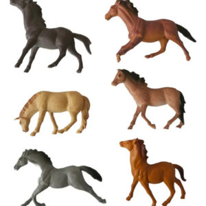 Juguetes De Animales Caballos 6 Figuras M