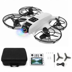 Drone Dron Cámara Pantalla LCD y Giro 360 Estabilidad