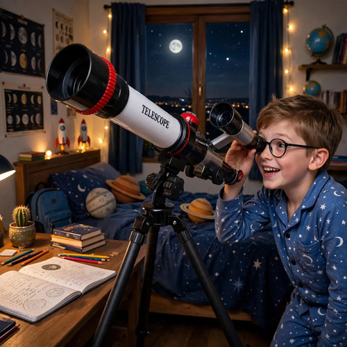 Juguete Telescopio Astronómico Experimento Científico - Imagen 4