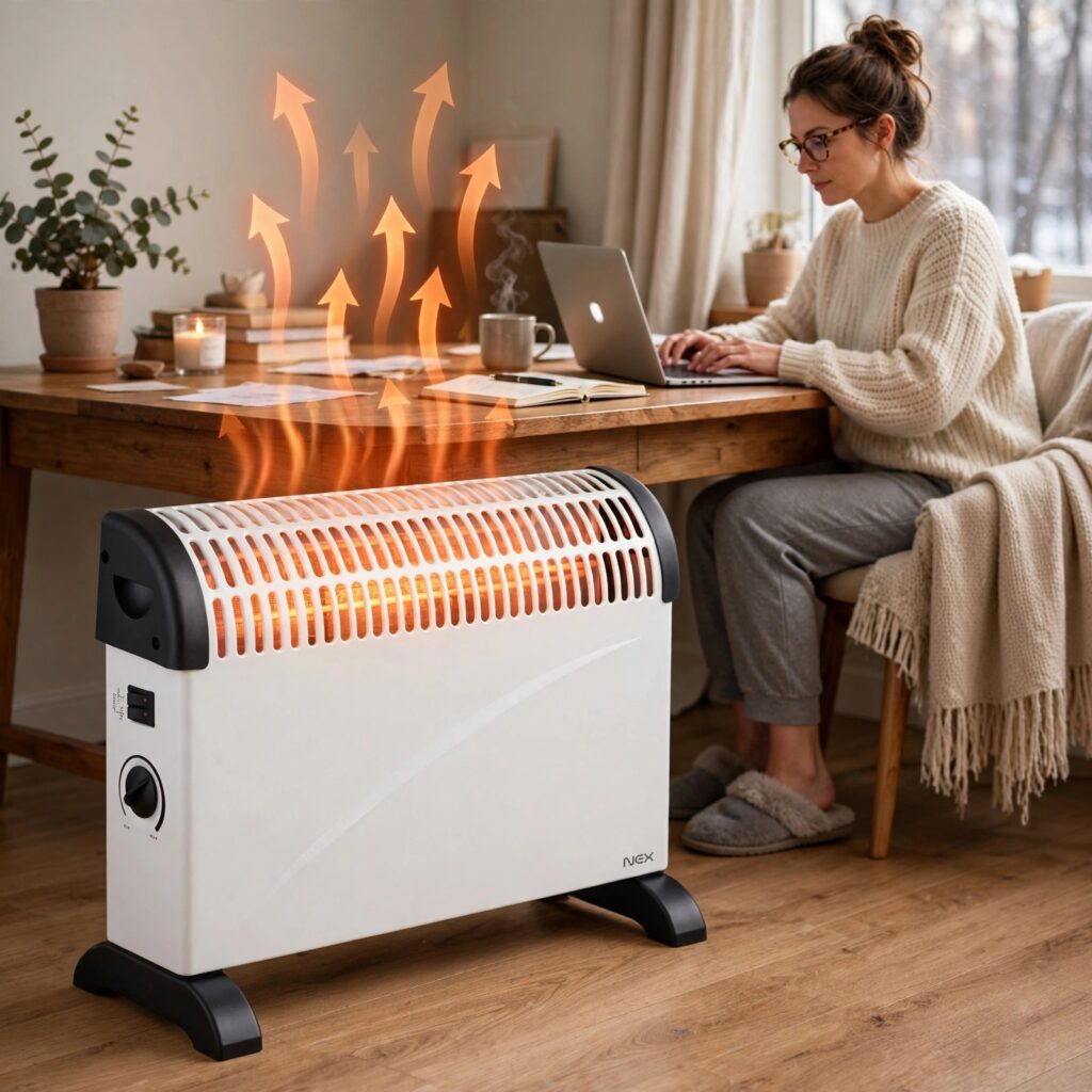 Calefactor Eléctrico Estufa Convector De Aire 2000w