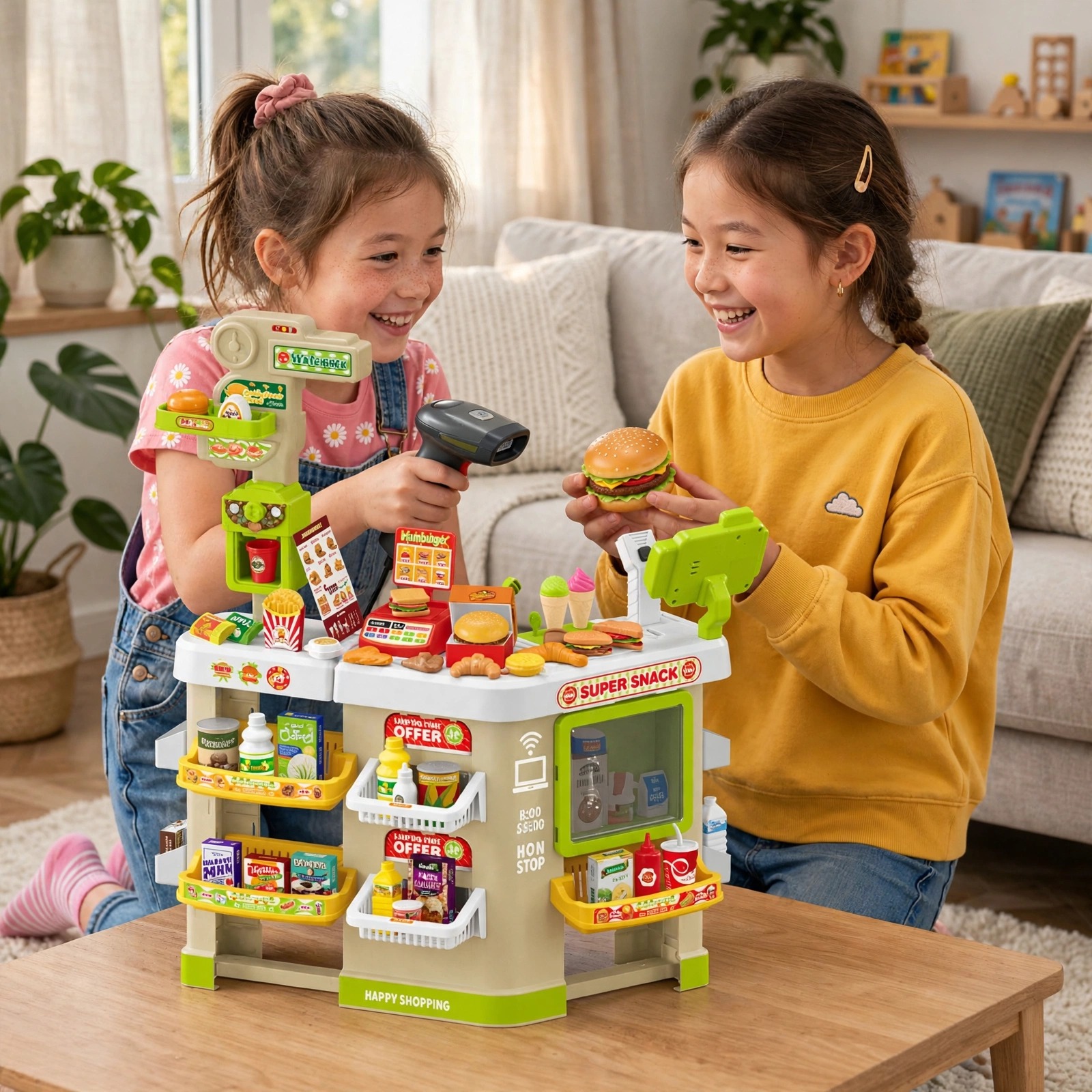 Supermercado de Juguete Super Snack 105 Piezas con Caja Registradora - Imagen 3