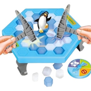 Salva al Pingüino Juego de Mesa Familiar Infantil Azul