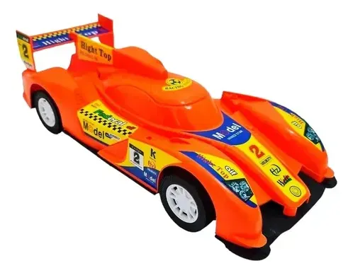Auto F1 A Fricción 35cm Grande F1 Naranja
