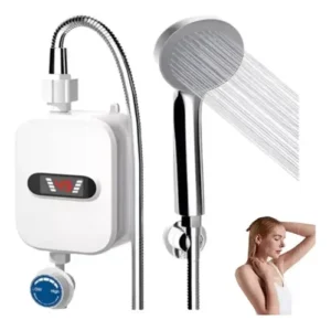 Calentador De Agua Electrico Baño Turbo Calefactor Traje220v Blanco 3.5 Kw M