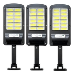 Focos Led Solares Potentes 400w Exterior X3 Negro