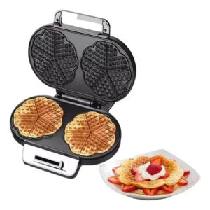 Máquina Wafflera Waffles Eléctrica 1200w Blanco M
