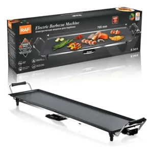 Parrillera Plancha Asador Eléctrico 1800w Blanco