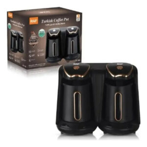 Cafetera Turca Eléctrica Semi Automática Doble Blanco
