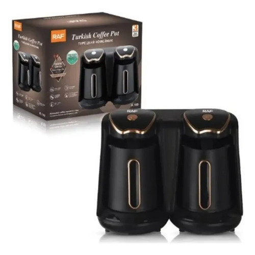 Cafetera Turca Eléctrica Semi Automática Doble Blanco