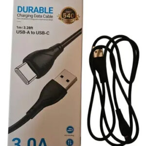 Cable Carga Calidad Super Rápida Usb A C 3.0a Blanco