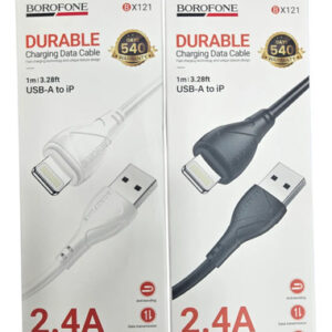 Cable Carga iPhone Usb A Lightning Super Rápida 2.4a Blanco